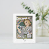 アルフォンスミュシャ#2 -ファインアートはがき ポストカード (スタンド正面)