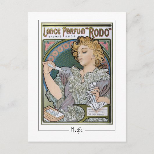 アルフォンスミュシャ#2 -ファインアートはがき ポストカード (正面)