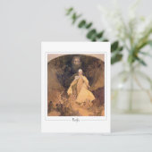 アルフォンスミュシャ#328 -ファインアートはがき ポストカード (スタンド正面)