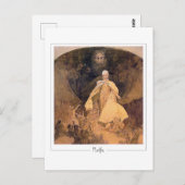 アルフォンスミュシャ#328 -ファインアートはがき ポストカード (正面/裏面)