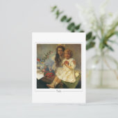 アルフォンスミュシャ#331 -ファインアートはがき ポストカード (スタンド正面)