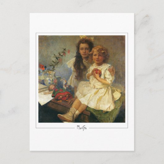 アルフォンスミュシャ#331 -ファインアートはがき ポストカード (正面)