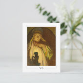 アルフォンスミュシャ#334 -ファインアートはがき ポストカード (スタンド正面)