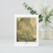 アルフォンスミュシャ#335 -ファインアートはがき ポストカード (スタンド正面)