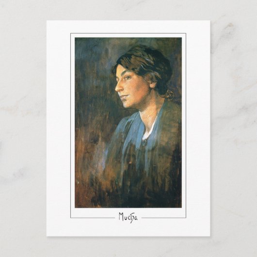 アルフォンスミュシャ#368 -ファインアートはがき ポストカード (正面)