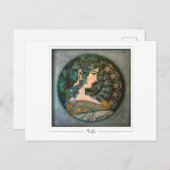 アルフォンスミュシャ#370 -ファインアートはがき ポストカード (正面/裏面)