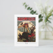 アルフォンスミュシャ#374 -ファインアートはがき ポストカード (スタンド正面)