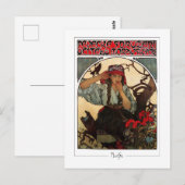 アルフォンスミュシャ#374 -ファインアートはがき ポストカード (正面/裏面)