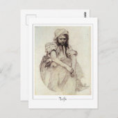 アルフォンスミュシャ#384 -ファインアートはがき ポストカード (正面/裏面)