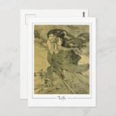アルフォンスミュシャ#412 -ファインアートはがき ポストカード (正面/裏面)