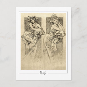 アルフォンスミュシャ#49 -ファインアートはがき ポストカード