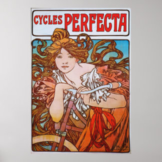 アルフォンスミュシャ。Cycles Perfecta、c.1897 ポスター