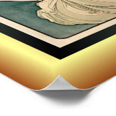 アルフォンスミュシャ~ F. Champenois Imprimeur Editeur ~ ポスター (角)