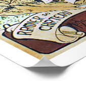 アルフォンスミュシャ。Imprimerie Cassan Fils, 1897 ポスター (角)