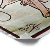 アルフォンスミュシャ。La Poesie/Poetry, 1898 ポスター (角)