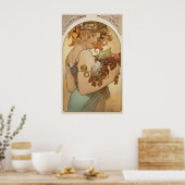 アルフォンスミュシャ: Le Fruit/Fruit ポスター (キッチン)