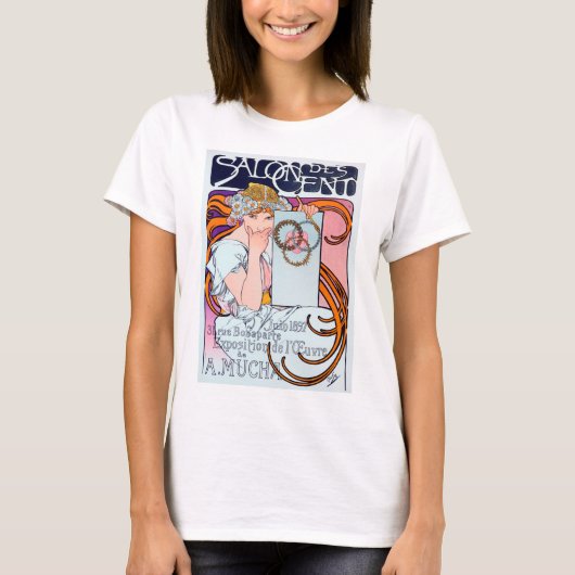 アルフォンスミュシャ Tシャツ (正面)