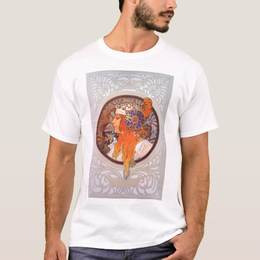 アルフォンスミュシャ Tシャツ (正面)
