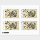 アルフォンスヨハネスマリアディペンブロック1900 長方形シール (シート)