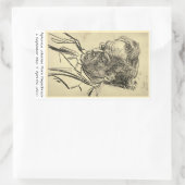 アルフォンスヨハネスマリアディペンブロック1900 長方形シール (バッグ)