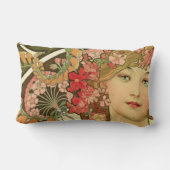 アルフォンス島のミュシャによる空想 ランバークッション (裏面)