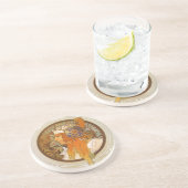 アルフォンス島のミュシャのアールデコ コースター (側面)