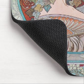 アルフォンス島のミュシャのキヅタのアールヌーボーのマウスパッドのマウスパッド マウスパッド (コーナー)