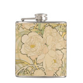 アルフォンス島のミュシャのシャクヤクのシャクヤクのバラによっては1897年のフラスコがじゃれつきます フラスク (正面)