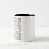 アルフォンス島のミュシャのシャクヤク ツートーンマグカップ (中央)