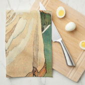 アルフォンス島のミュシャのプリンセスのHyacinthの台所タオル キッチンタオル (四つ折り)