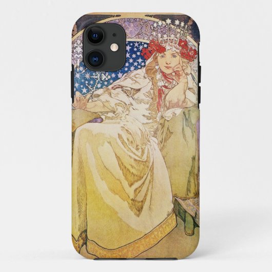 アルフォンス島のミュシャのプリンセスのHyacinthのiPhone 5の場合 Case-Mate iPhoneケース (裏面)
