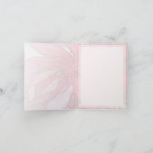 アルフォンス島のミュシャのポインセチアのクリスマスのメッセージカード シーズンカード (内部)