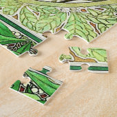 アルフォンス島のミュシャの月桂樹のパズル ジグソーパズル (側面)