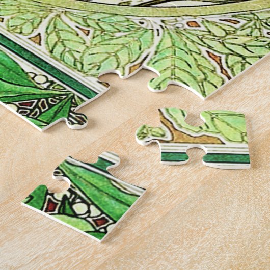 アルフォンス島のミュシャの月桂樹のパズル ジグソーパズル (側面)