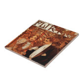 アルフォンス島のミュシャの浮気者のタイル タイル (側面)