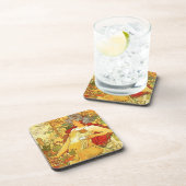 アルフォンス島のミュシャの秋のコースター コースター (右側)