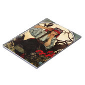 アルフォンス島のミュシャのMoravianの先生の聖歌隊のノート ノートブック (左側)