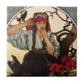 アルフォンス島のミュシャのMoravianの先生の聖歌隊はタイルを張ります タイル (正面)