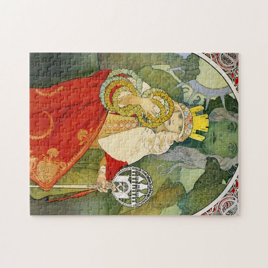 アルフォンス島のミュシャのSokolのフェスティバルのパズル ジグソーパズル (横)