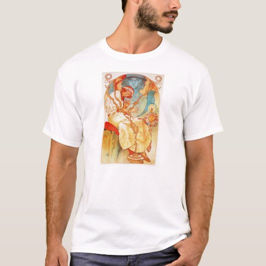 アルフォンス島のミュシャスラブの叙事詩のTシャツ Tシャツ (正面)