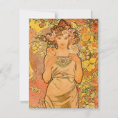 アルフォンス島のミュシャバラの招待状 招待状 (正面)