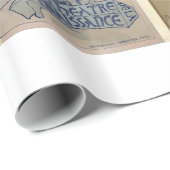 アルフォンス島のミュシャ-サラベルンハルトの絵画 ラッピングペーパー (ロールコーナー)