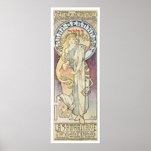 アルフォンス島のミュシャ。 La Samaritaine 1897年 ポスター