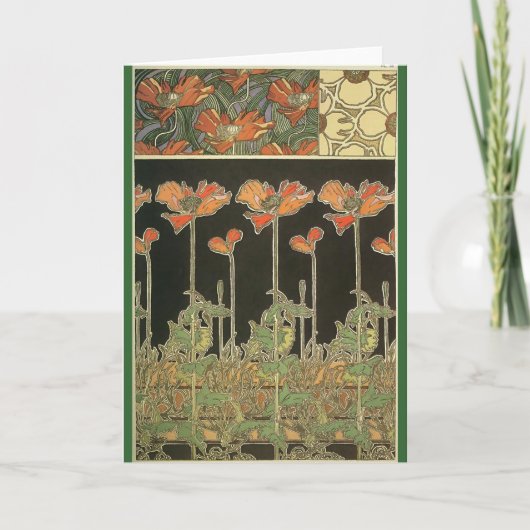 アルフォンス島マリアのミュシャの~ Decoratifs カード (正面)