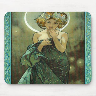 アルフォンス島Mucha Clair De Luneのマウスパッド マウスパッド