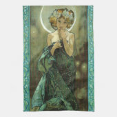 アルフォンス島Mucha Clair De Luneの台所タオル キッチンタオル (縦)