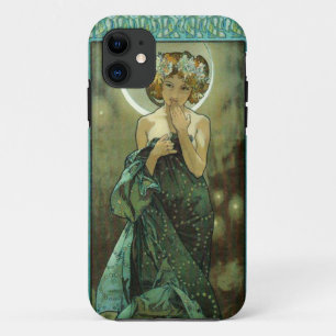 アルフォンス島Mucha Clair De LuneのiPhone 5の場合 iPhone 11 ケース