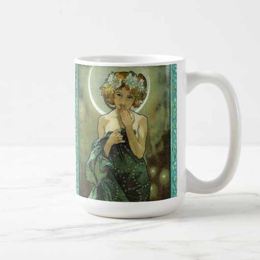 アルフォンス島Mucha Clair De Lune Mug コーヒーマグカップ (右)