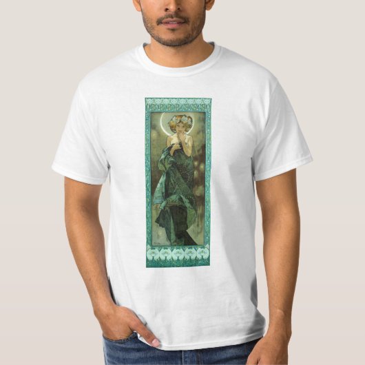 アルフォンス島Mucha Clair De Lune T-shirt Tシャツ (正面)