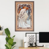 アルフォンス・ド・ラ・ミュジケ・バイ・アルフォンスミュシャ ポスター (ホームオフィス)